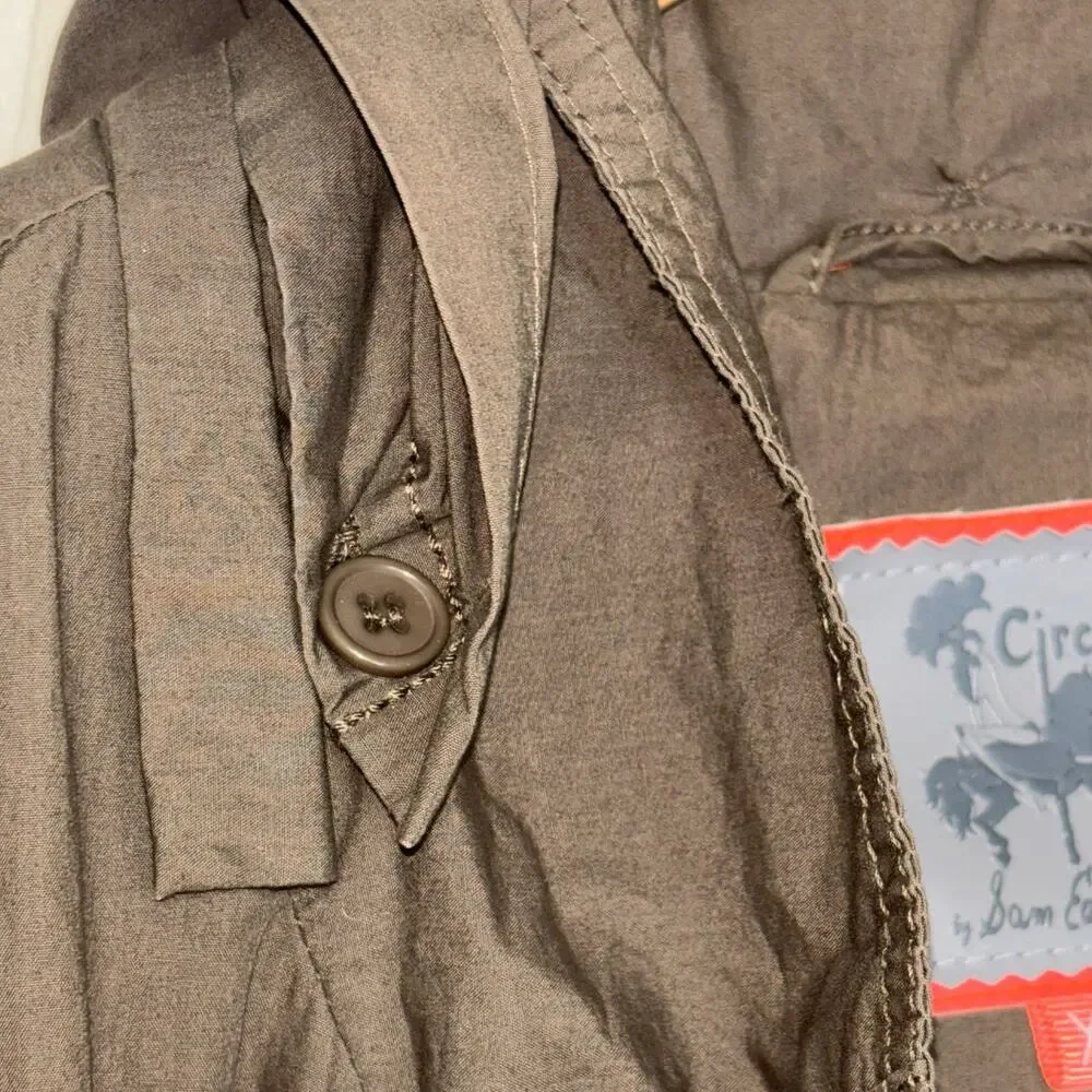 Sam Edelman Circus Women's Olive Green Utility Jacket Size XL